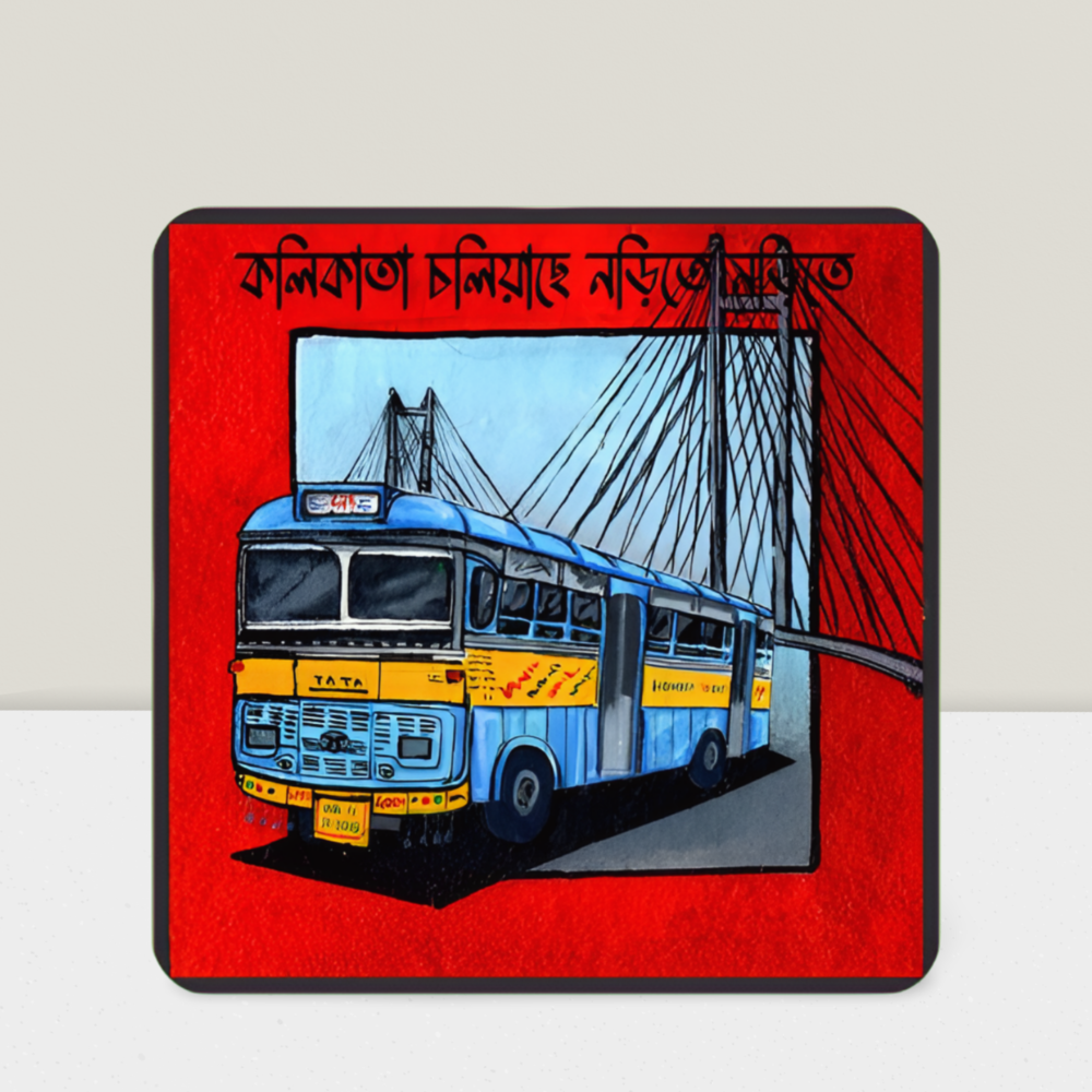 Kolikata Noriteche : Bus Fridge Magnet