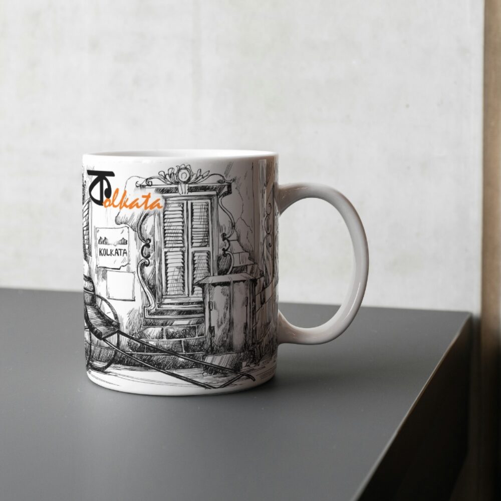 Kolkata Taana Rickshaw Mug